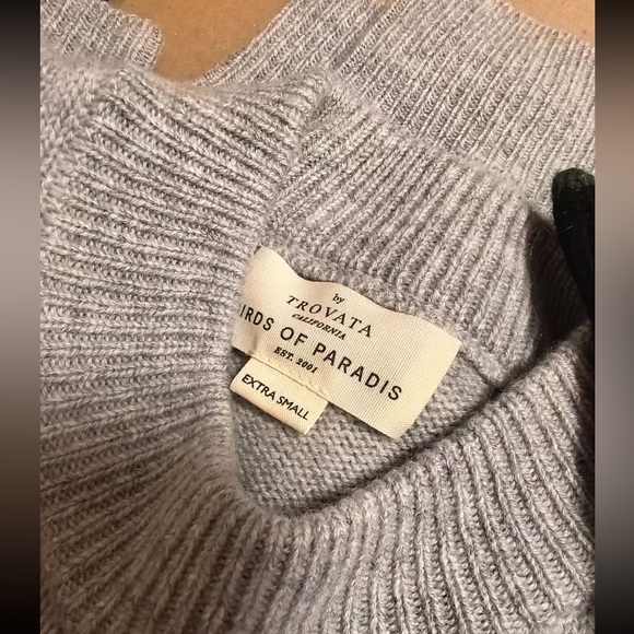 TROVATA Oksana Sweater Grey 100% Cashmere - Picture 8 of 14